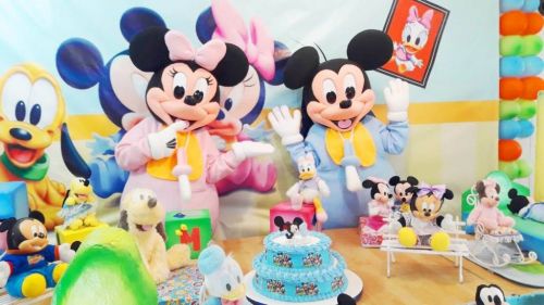 Mickey Minnie Baby Personagens Vivos Cover Animação Festas Infantil 587623