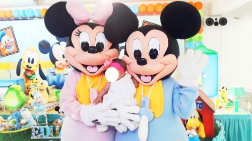 Mickey Minnie Baby Personagens Vivos Cover Animação Festas Infantil 587624