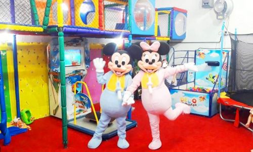 Mickey Minnie Baby Personagens Vivos Cover Animação Festas Infantil 587625