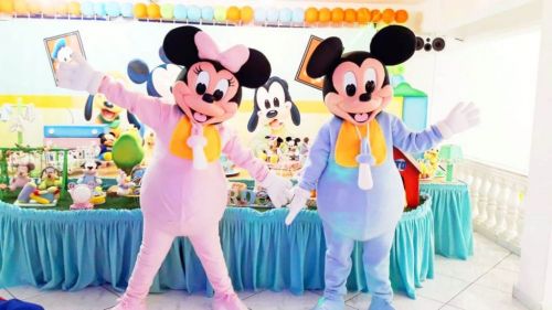 Mickey Minnie Baby Personagens Vivos Cover Animação Festas Infantil 587630
