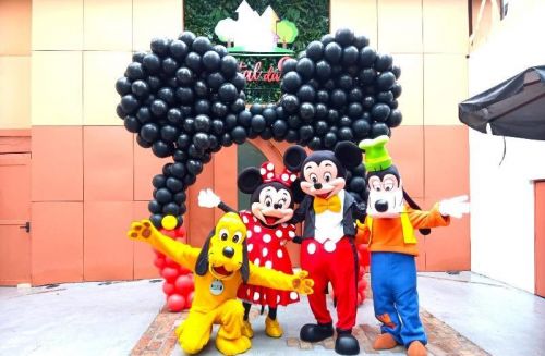 Mickey Minnie personagens vivos cosplay Festa infantil 786959
