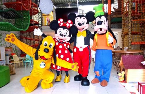 Mickey Minnie personagens vivos cosplay Festa infantil 786961