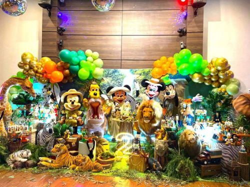 Mickey Safari personagens vivos cover Festa 737541