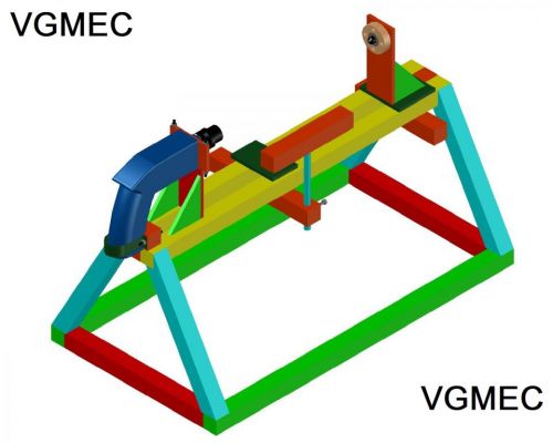 Mine Torno para madeira com furadeira  - Projeto 770807