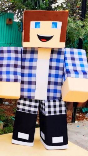 Minecraft cover personagens vivos festas infantil 584706