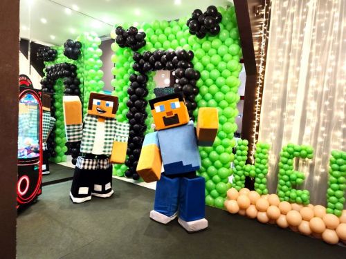 Minecraft personagem vivo cosplay festa infantil 787778