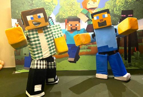 Minecraft personagem vivo cosplay festa infantil 787779