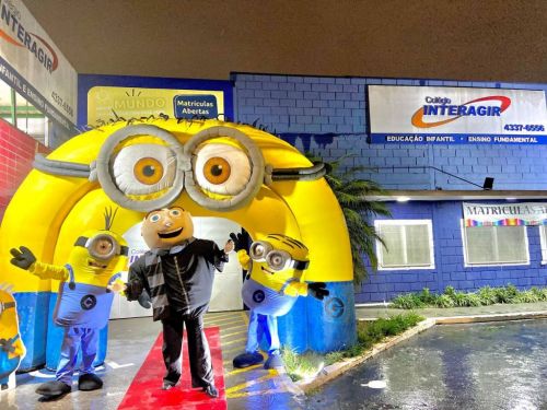 Minions personagens vivos cover festa escola 737651