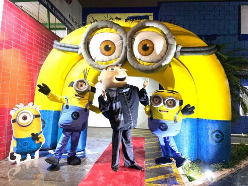Minions personagens vivos cover festa escola 737655