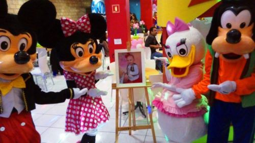 Minnie Rosa Cover Personagens Vivos Animação Festas Infantil 323388