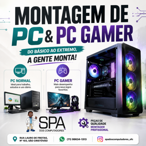 Montagem De Pc  Pc Gamer Em Salvador Ba 783929