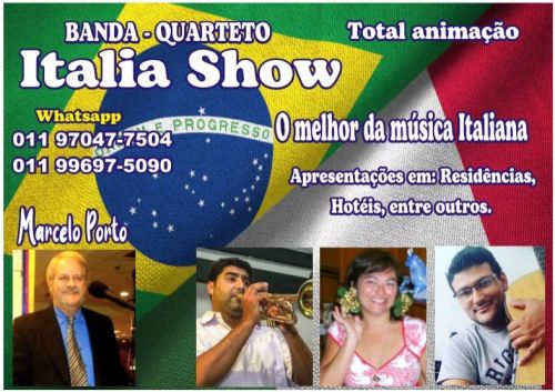 Musica Italiana  Quarteto  Para Sua Festa   011 970477504   whatsapp 656330