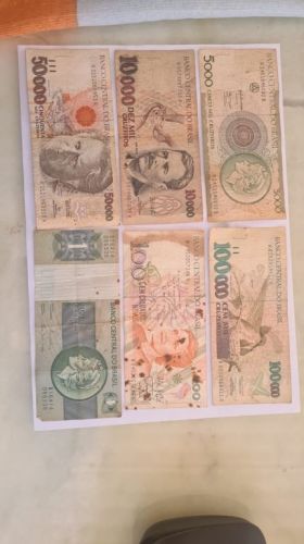 Nota Do Dinheiro Brasileiro Cruzeirocruzados Novos 781462