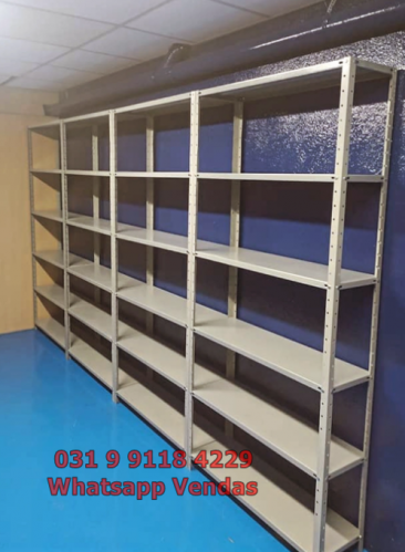 Nova Entregue na Sua Porta e Frete Grátis para Bh Mg - Estante Prateleira de Aço 756339