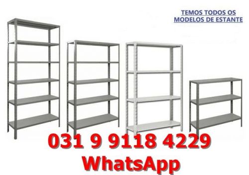 Nova Entregue na Sua Porta e Frete Grátis para Bh Mg - Estante Prateleira de Aço 756341