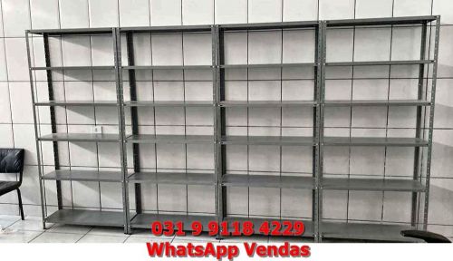 Nova - Prateleiras Estantes de Aço Frete Gratis para Bh Minas Gerais  760205