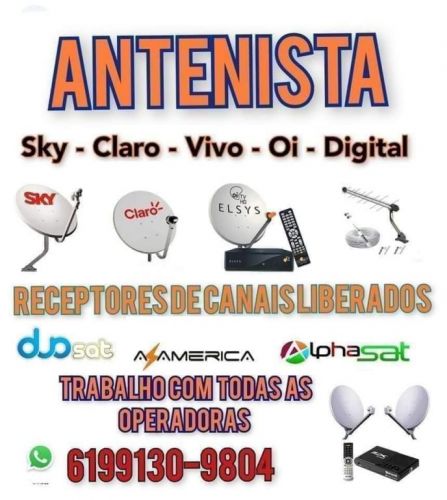 ntenista em Brasília  Instalação e Manutenção de Antenas de Tv 759266