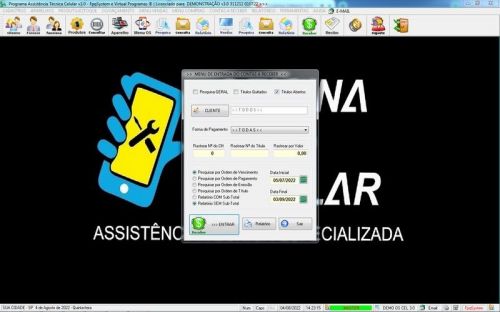 Programa Ordem de Serviço Assistência Técnica Celular v3.0 - Fpqsystem 654522