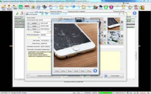 Programa Ordem de Serviço Assistência Técnica Celular  Vendas  Financeiro  Estatística v7.0 - Fpqsystem 654599