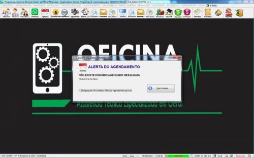 Programa Ordem de Serviço Assistência Técnica Celular  Vendas  Financeiro  Estatística  Whatsapp v6.0 - Fpqsystem 654569