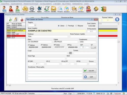 Programa Ordem de Serviço Assistência Técnica v2.0 - Fpqsystem 654033