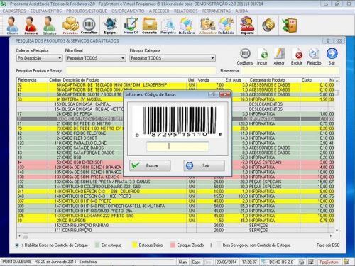 Programa Ordem de Serviço Assistência Técnica v2.0 - Fpqsystem 654037