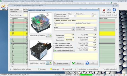 Programa Ordem de Serviço Assistência Técnica Vendas e Financeiro v5.0 - Fpqsystem 654094