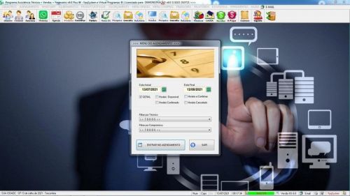 Programa Ordem de Serviço Assistência Técnica Vendas e Financeiro v6.0 - Fpqsystem 654112