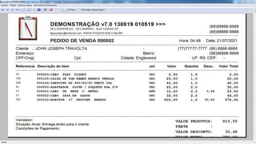 Programa Ordem de Serviço Assistência Técnica Vendas e Financeiro v7.0 Plus - Fpqsystem 654137