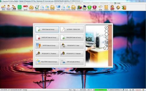 O Programa Ordem de Serviço Gráfica Rápida v7.5 Plus - Fpqsystem 657864