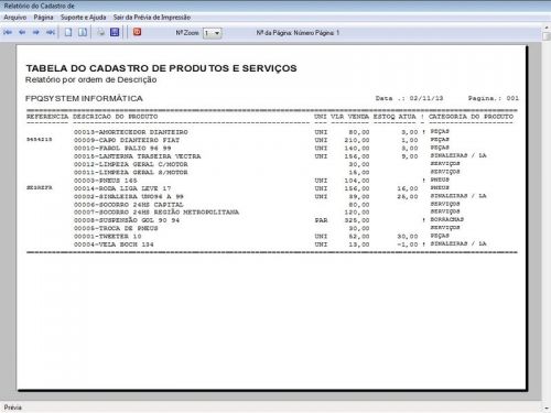 Programa Ordem de Serviço para Oficina Mecânica com Estoque v2.0 - Fpqsystem 654659