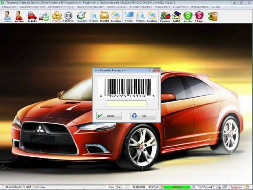 Programa Ordem de Serviço para Oficina Mecânica com Vendas Estoque e Financeiro v4.0 - Fpqsystem 654694