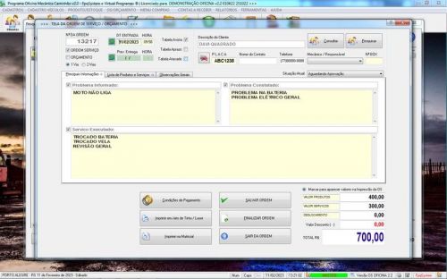 Programa Ordem de Serviço para Oficina Mecânica de Caminhão v2.2 - Fpqsystem 654926