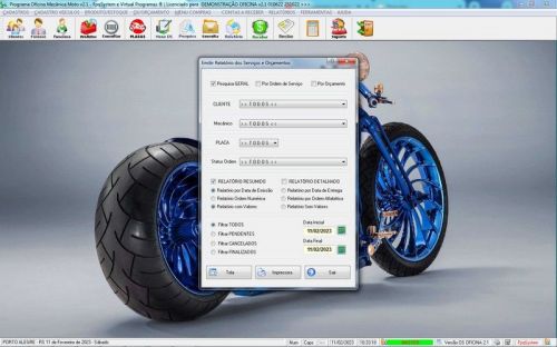 Programa Ordem de Serviço para Oficina Mecânica de Moto  Estoque v2.1 - Fpqsystem 654801