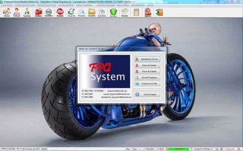 Programa Ordem de Serviço para Oficina Mecânica de Moto Estoque v2.1 - Fpqsystem 654806