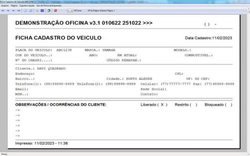 Programa Ordem de Serviço para Oficina Mecânica de Moto  Estoque  Vendas v3.1 - Fpqsystem 654823