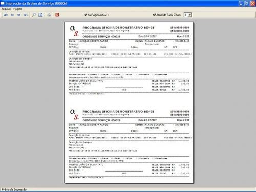 Programa Ordem de Serviço para Oficina Mecânica v1.0 - Fpqsystem 654621