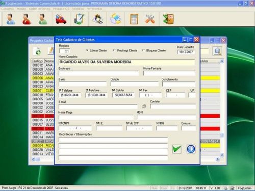 Programa Ordem de Serviço para Oficina Mecânica v1.0 - Fpqsystem 654623