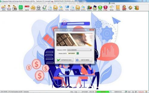 Programa Os Serviços Gerais com Vendas Financeiro e Estatísticas v6.6 Plus - Fpqsystem 657007