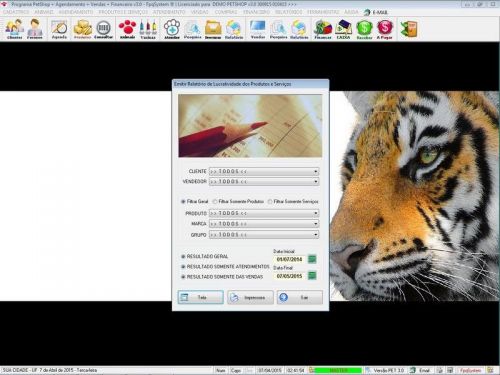 O Programa para Petshop Atendimento Agendamento e Serviços com Financeiro v3.0 - Fpqsystem 657446
