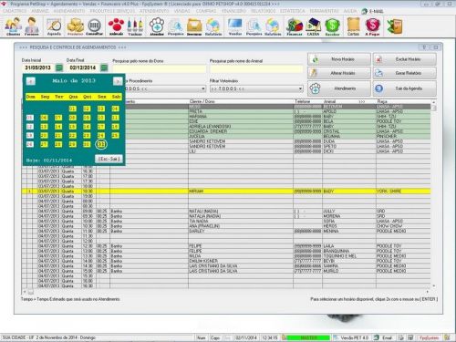 O Programa para Petshop Atendimento Agendamento Serviços e Financeiro v4.0 Plus - Fpqsystem 657455