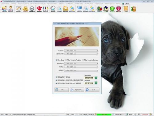 O Programa para Petshop Atendimento Agendamento Serviços e Financeiro v4.0 Plus - Fpqsystem 657466