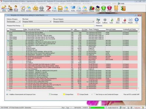 Programa para Salão de Beleza Agendamento  Financeiro v4.0 Plus - Fpqsystem 655350