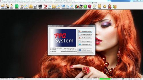 Programa para Salão de Beleza Agendamento  Financeiro v5.0 Plus - Fpqsystem 655378