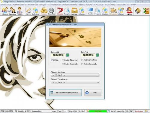 Programa para Salão de Beleza com Agendamento v2.0 - Fpqsystem 655316