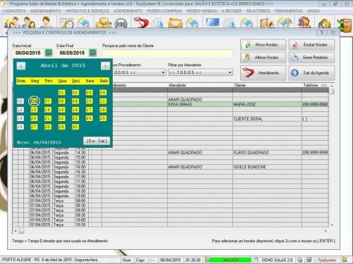 Programa para Salão de Beleza com Agendamento v2.0 - Fpqsystem 655317