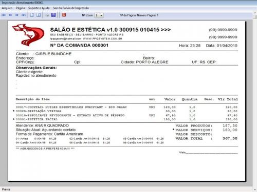 Programa para Salão de Beleza v1.0 - Fpqsystem 655286