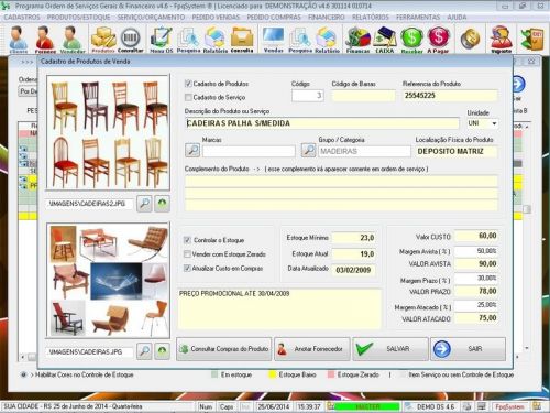 Programa Para Serviços de Eletricista e Orçamentos  Financeiro V4.6 - Fpqsystem 657042