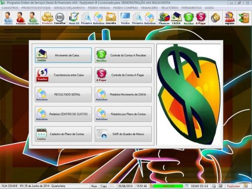 Programa Para Serviços de Jardinagem e Orçamentos Financeiro V4.6 - Fpqsystem 657081