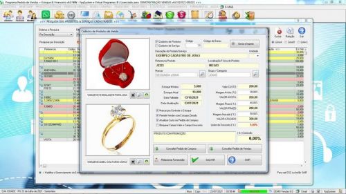 Programa Pedido de Vendas e Estoque com Financeiro v6.0 Plus - Fpqsystem 653988